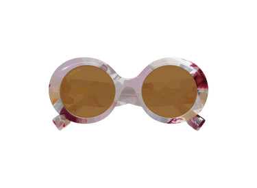Gucci GG1748S 001 Pale Crystal Pink with Pink and Red Camouflage/Brown