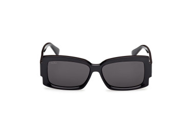 Max Mara MM0140 01A Shiny Black/Smoke