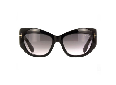 Tom Ford FT1065 01B Shiny Black/Gradient Smoke