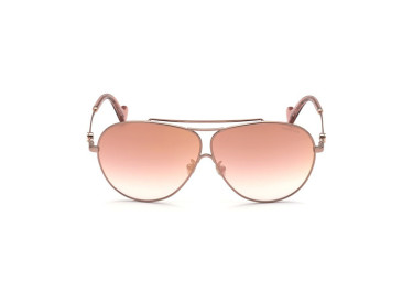 Moncler ML0169 34T Pink Gold/Bordeaux Gradient Mirror