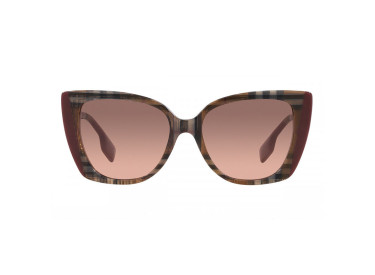 Burberry BE4393 405413 Check Brown/Bordeaux/Pink Gradient Dark Brown