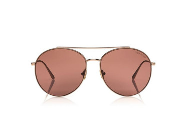 Tom Ford FT0757 28Y Rose Gold/Violet