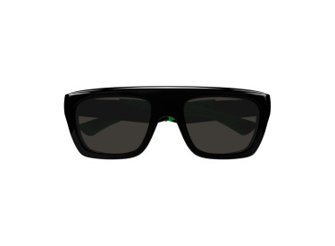 Bottega Veneta BV1232S 001 Black/Green/Grey
