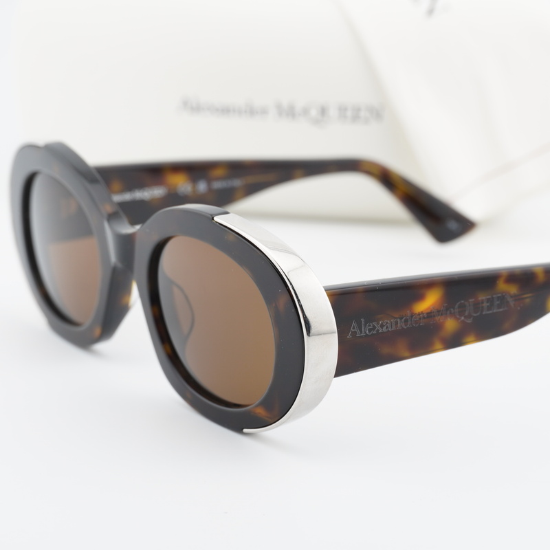 Alexander McQueen AM0445S Oval Sunglasses
