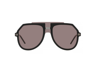 Dolce & Gabbana DG6195 25257N Matte Black/Gunmetal/Purple Brown