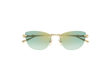 Gucci GG2063S 003 Shiny Endura Gold/Green Gradient Mirror