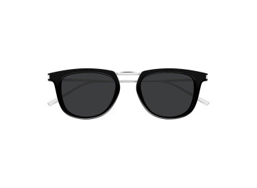 Saint Laurent SL753 001 Shiny Black/Silver/Grey
