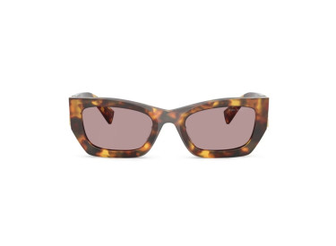 Miu Miu MU09WS 14L20I Honey Havana/Light Purple Brown
