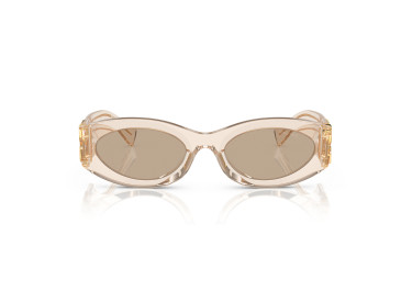 Miu Miu MU11WS 11T40F Sand Transparent/Dark Brown