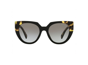 Prada PR14WS 3890A7 Black/Medium Tortoise/Grey Gradient