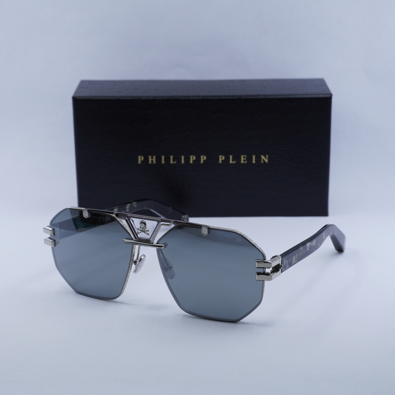 Philipp Plein SPP077V Aviator Sunglasses
