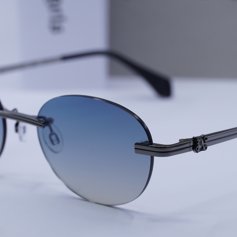 Palm Angels PERI10HCRYSTAL Oval Sunglasses