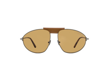 Tom Ford FT1095 08E Shiny Gunmetal/Brown