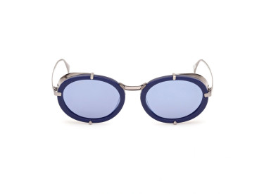 Max Mara MM0103 90X Shiny BLue/Silver/Blue Mirror