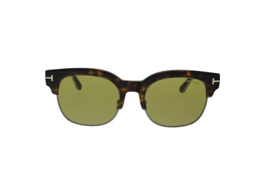 Tom Ford FT0597 52N Dark Havana/Green 51mm