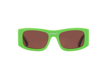 Off-White OERI039 LUCIO 5964 Green/Striped Havana/Brown