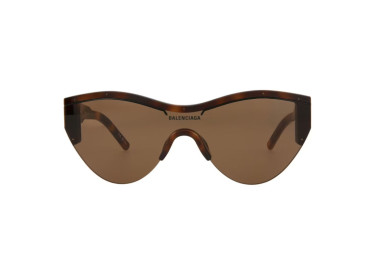Balenciaga BB0004S 007 Shiny Medium Havana/Brown