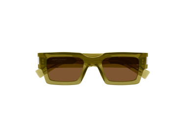 Saint Laurent SL572 008 Transparent Green/Brown