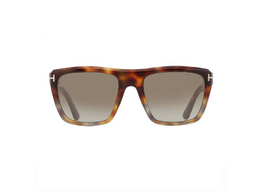 Tom Ford FT1077 55G Coloured Havana/Brown Mirror