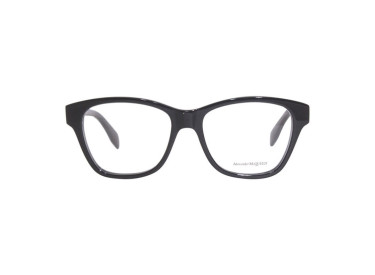 Alexander McQueen AM0306O 001 Shiny Black 52mm