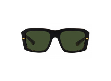 Dolce & Gabbana DG4430F 340471 Matte Black On Yellow Havana/Dark Green