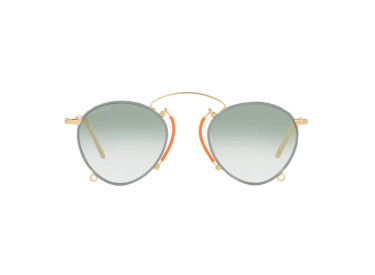 Gucci GG1034S 001 Gold Light Blue/Grey Green Gradient