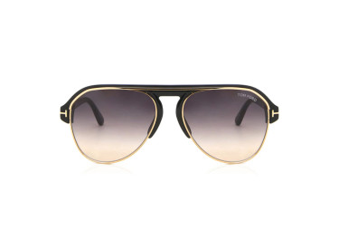 Tom Ford FT0929 01B Shiny Black with Gold/Brown Gradient