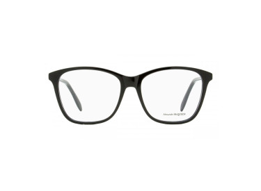 Alexander McQueen AM0191O 001 Shiny Black 54mm
