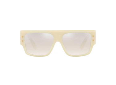Dolce & Gabbana DG4459 3427J6 Ivory/Light Yellow Mirror Silver Gradient