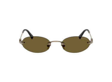 Miu Miu MUA54S 26C09Z Old Gold/Dark Brown