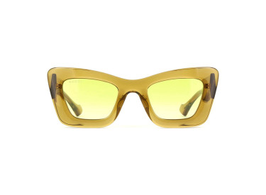 Gucci GG1552S 004 Shiny Transparent Brown/Light Green Gradient
