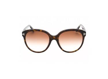 Tom Ford FT0957-D 52F Shiny Dark Havana/Brown Gradient