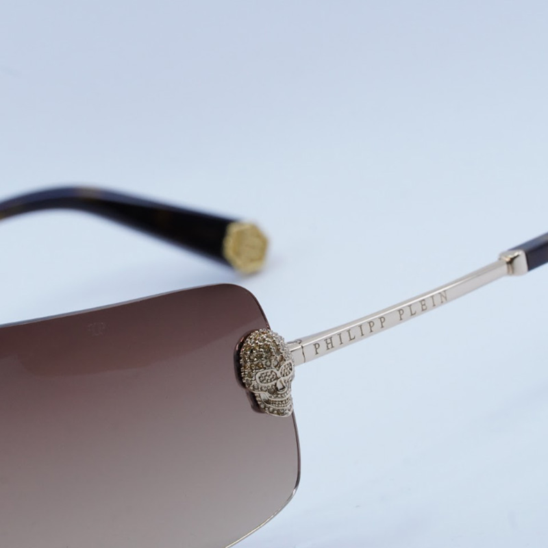 Philipp Plein SPP027S Rectangle Sunglasses