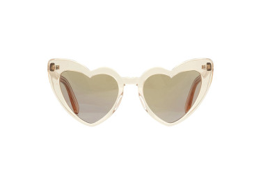 Saint Laurent SL181 LOU LOU 027 Transparent Nude/Copper Mirror