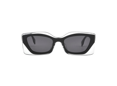 Fendi FE40034U 01A Crystal Base and Black/Smoke
