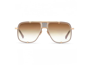 Dita MACH-FIVE DRX-2087-I-GLD-BRN-64 Brushed White Gold/Brown And Brown Gradient