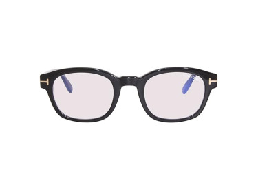 Tom Ford FT5808-B 001 Shiny Black Blue Light Block 49mm