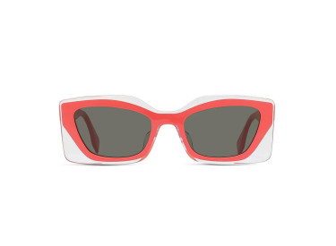 Fendi FE40034U 66N Crystal Base and Coral/Green