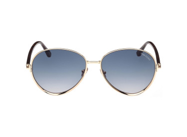 Tom Ford FT1028 28W Shiny Rose Gold/Blue Gradient