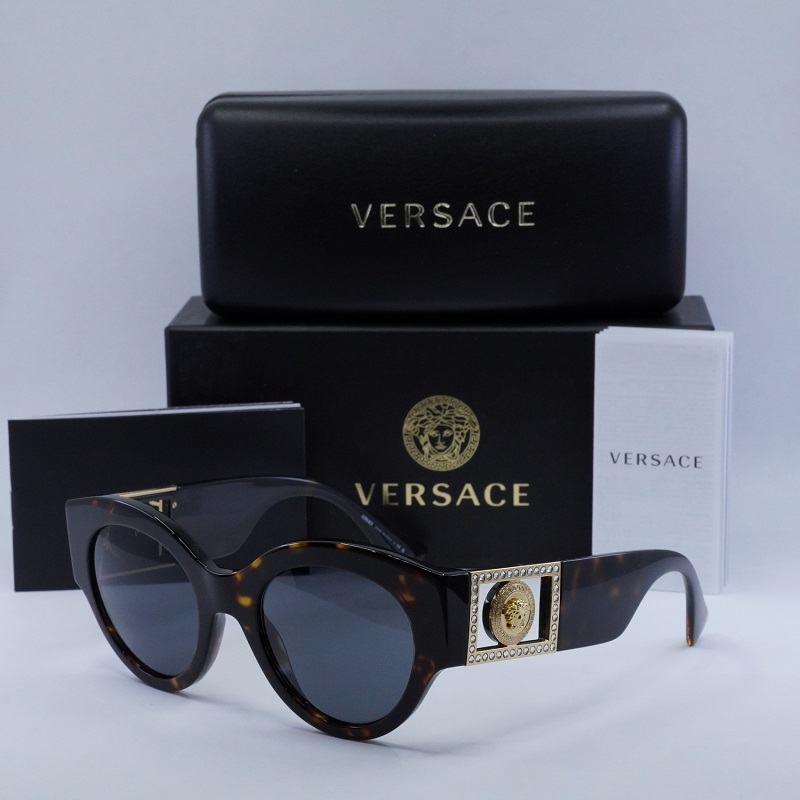 Versace VE4438B Round Sunglasses