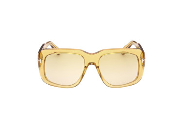 Tom Ford FT0885 39F Shiny Yellow / Gradient Brown