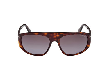 Tom Ford FT1002 52B Dark Havana/Smoke Gradient