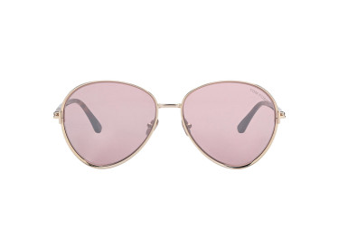 Tom Ford FT1028 32Z Gold/Mirrored Violet Gradient