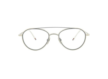 Thom Browne TB-109-B-SLV-GRY-53 Silver/Matte Grey 53mm