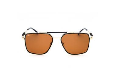 Salvatore Ferragamo SF298S 743 Gold/Blue/Brown