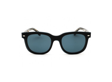 Hugo Boss BOSS 1444/CS-1 0807 IR Black/Clear with Magnetic Clip-On Grey