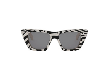 Celine CL40187I 99E White and Black Animal/Grey