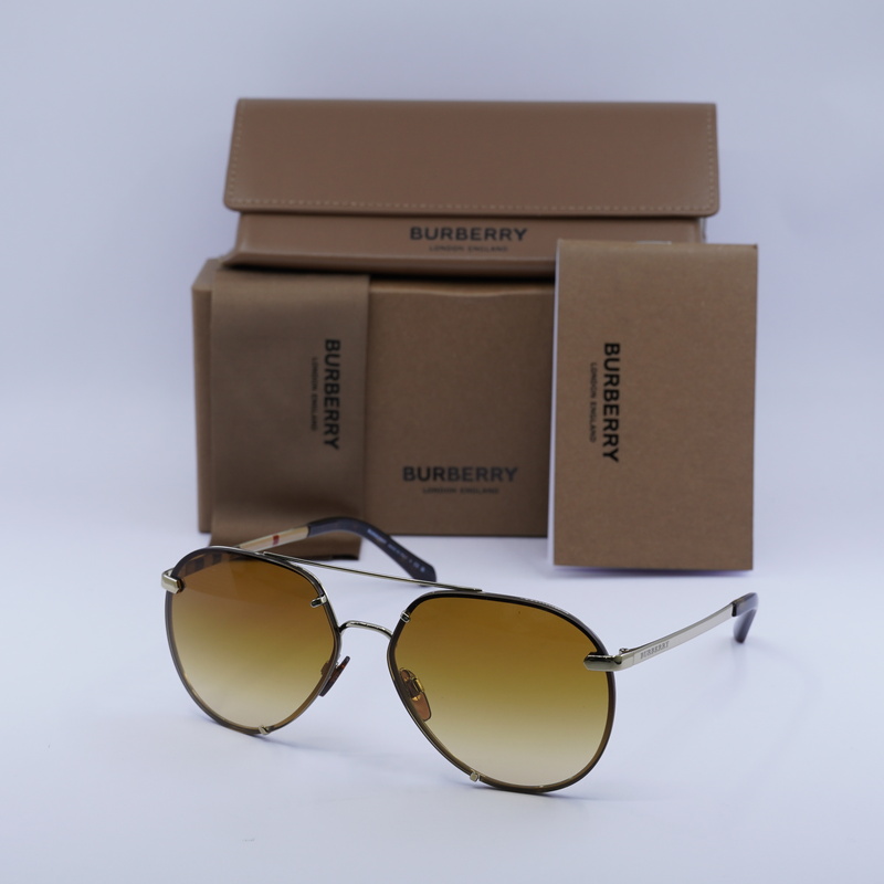 Burberry BE3099 Aviator Sunglasses