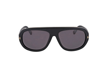 Tom Ford FT0444 HUGO 01A Black/Smoke