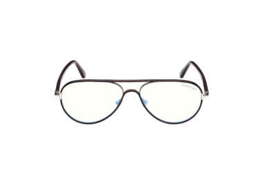 Tom Ford FT5897-B 052 Dark Havana/Clear Blue Light Block 57mm